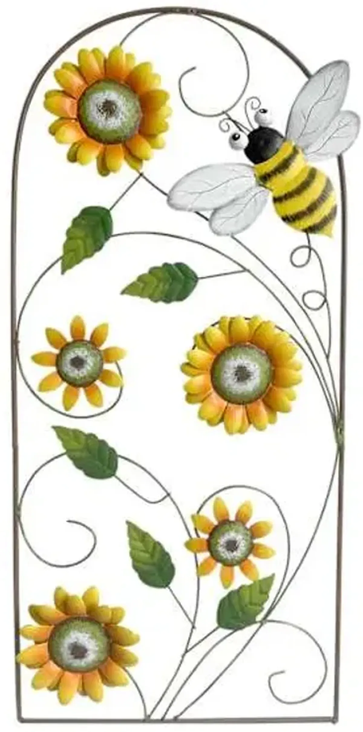 Bee & Sunflower Outdoor Wall Decor, 15.2"