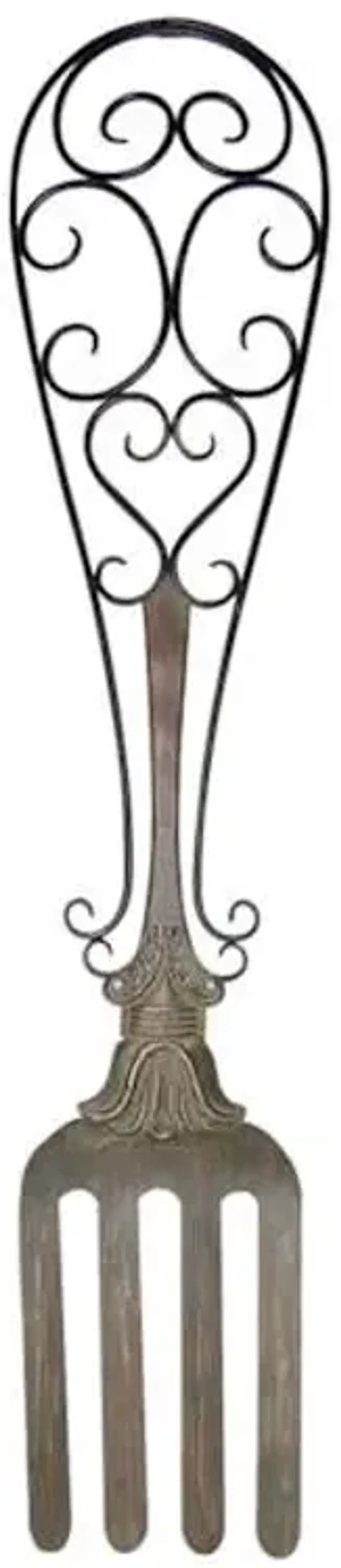 Metal Fork Wall Decor