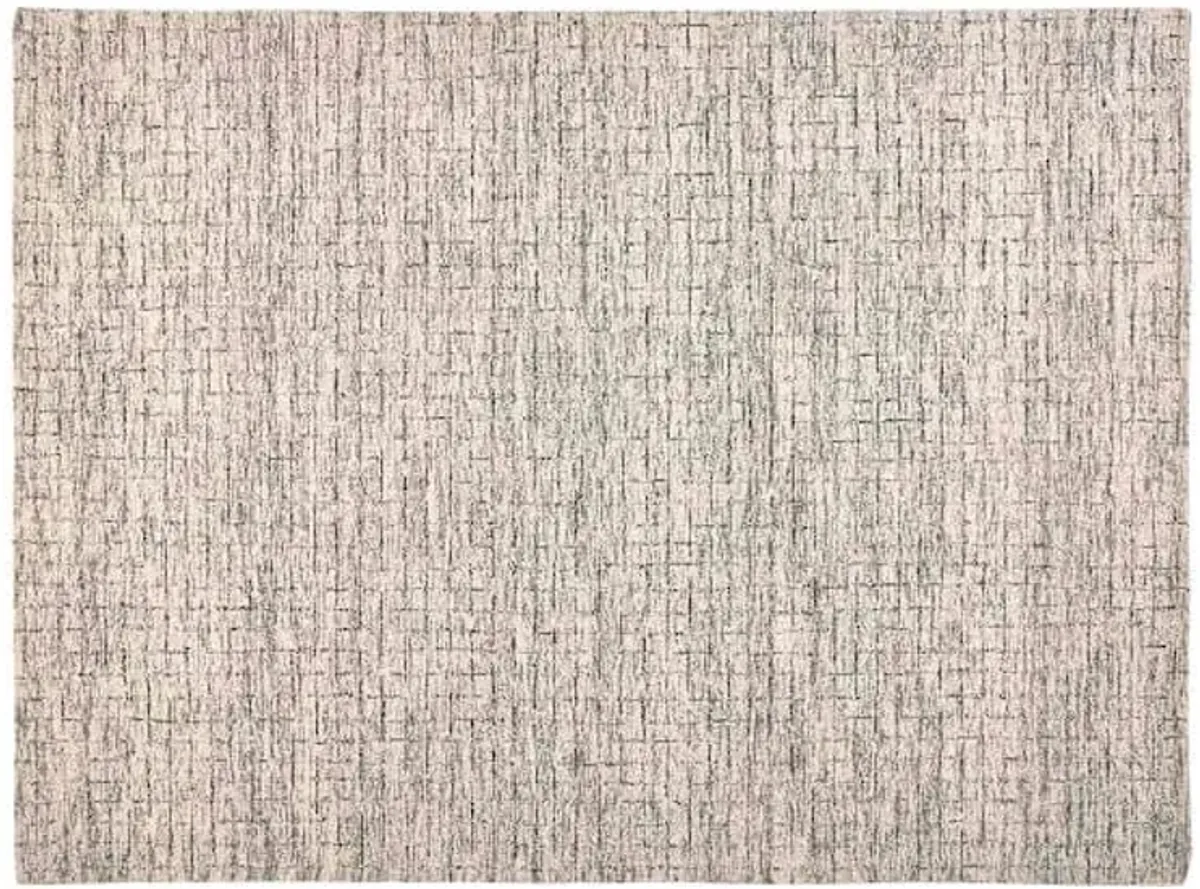 (A517) Crosby St. Tahoe Neutral Grey Textured Abstract Accent Rug, 2x4