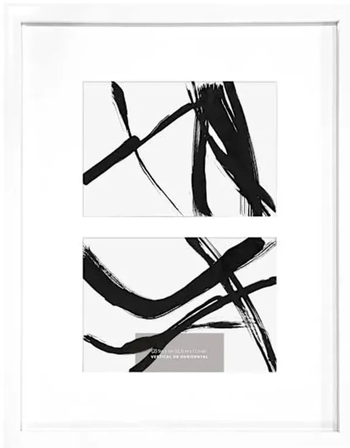 2-Opening White Collage Picture Frame, 11x14