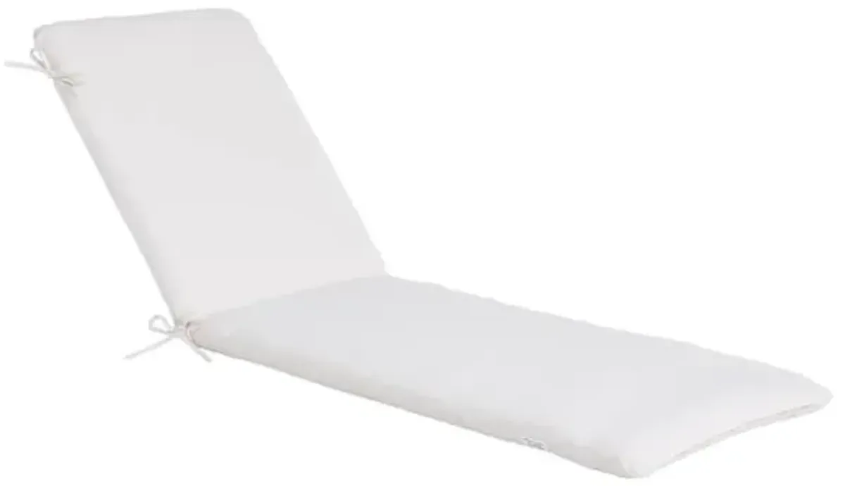 Natural Canvas Outdoor Chaise Lounge Cushion