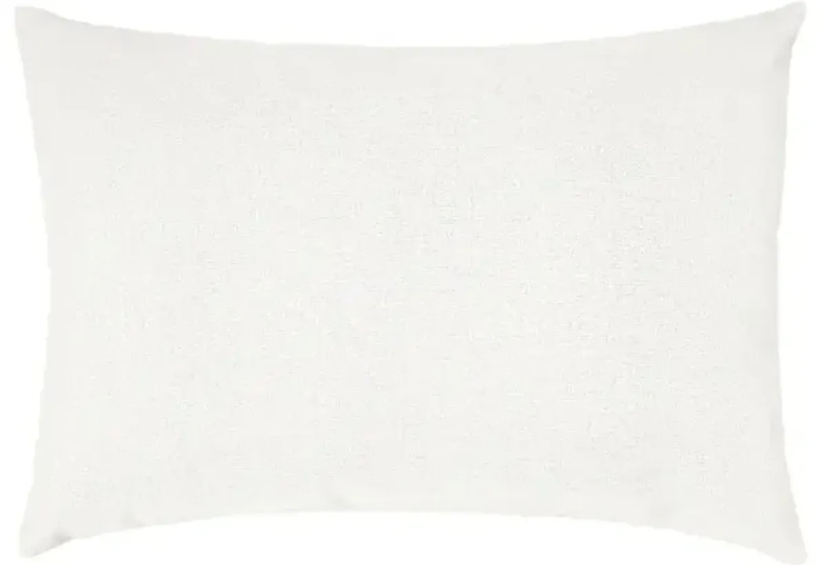 Natural Canvas Outdoor Lumbar Throw Pillow, 14x20