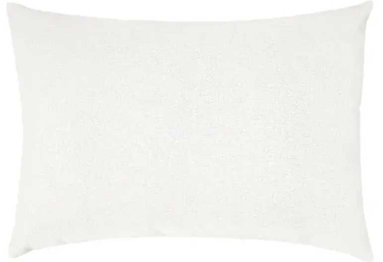Natural Canvas Outdoor Lumbar Throw Pillow, 14x20