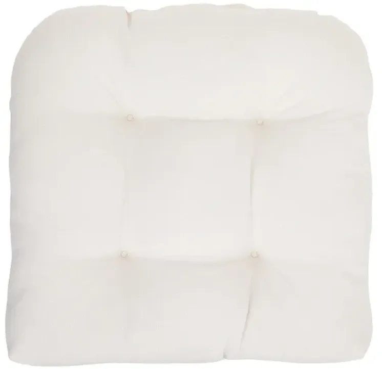 Natural Canvas Outdoor Wicker Seat Cushion