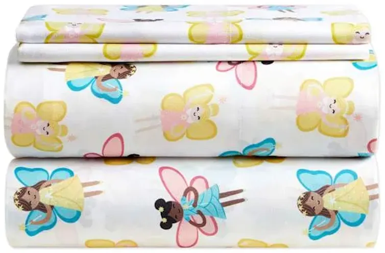 Tiny Dreamers 4-Piece Fairy Garden Sheet Set, Full