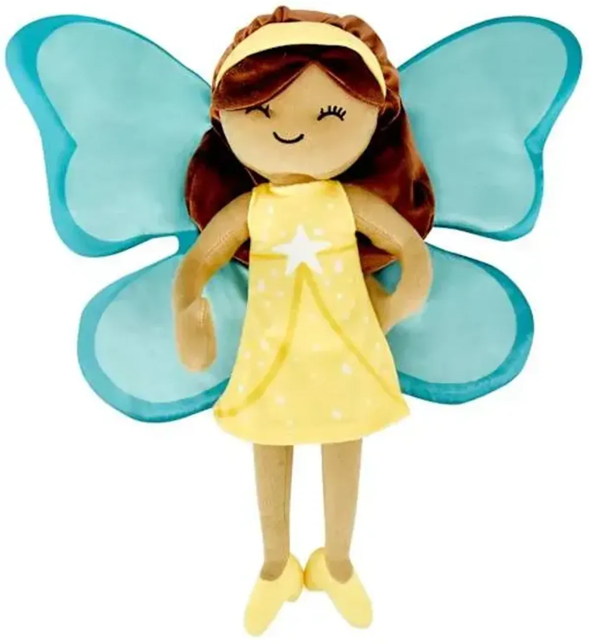 Tiny Dreamers Yellow Dress Fairy Pillow, 18"