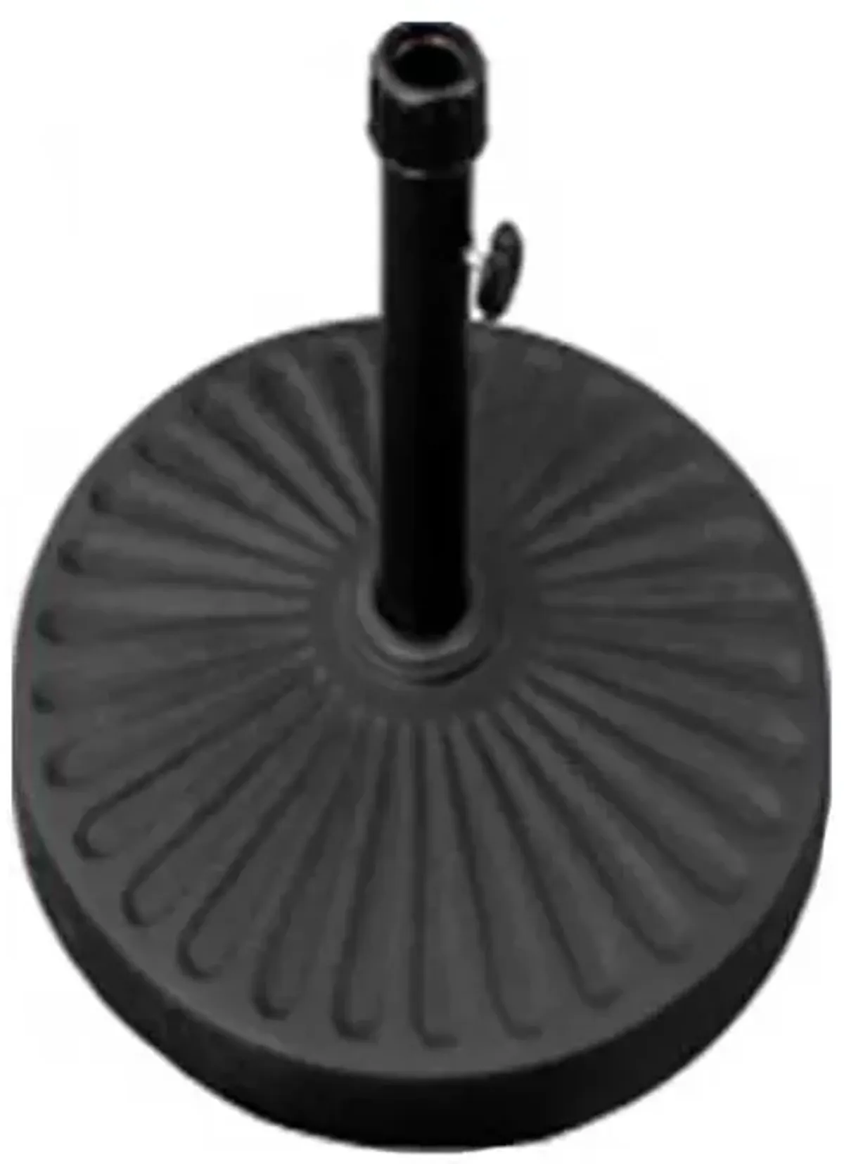 Black Round Patio Umbrella Base, 40lb