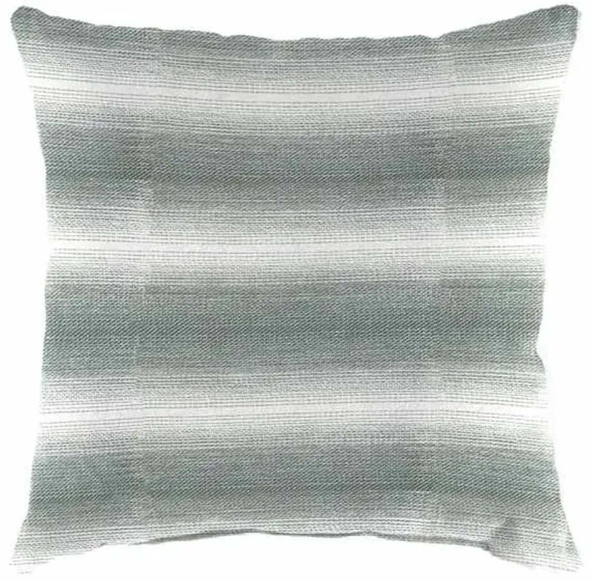 Grey Textured Ombre Square Outdoor Throw Pillow, 16"