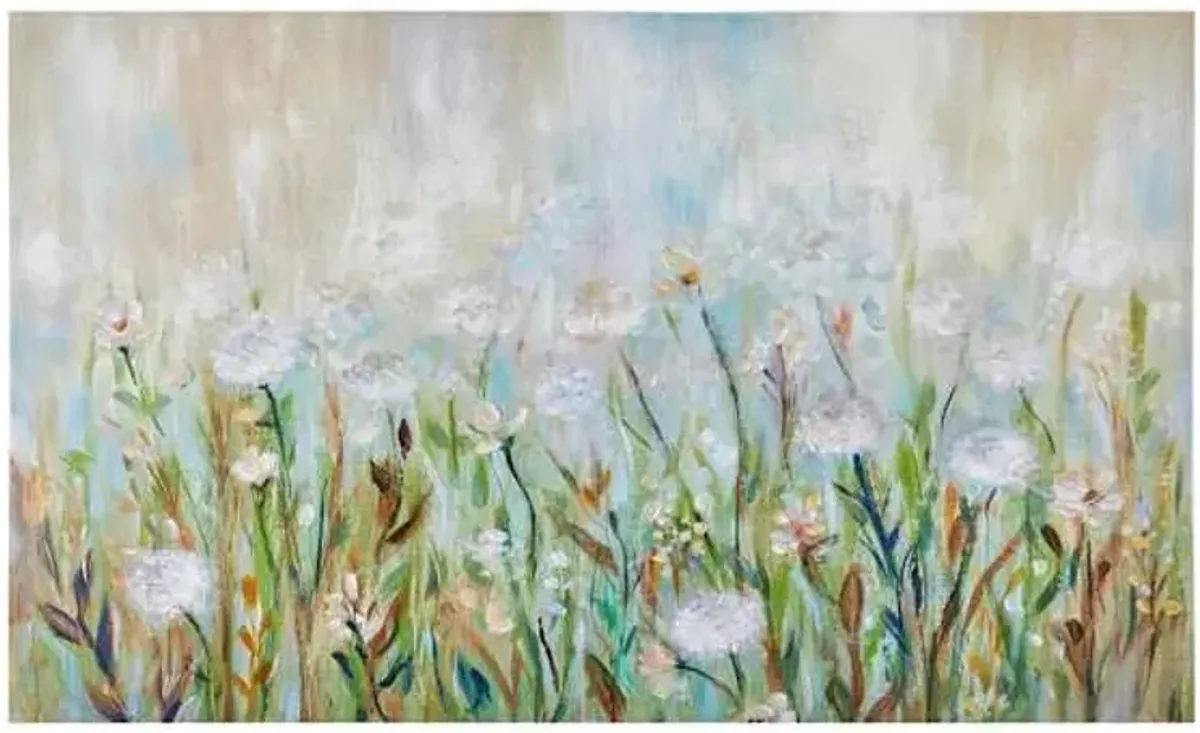 Floral Canvas Wall Art, 60x36