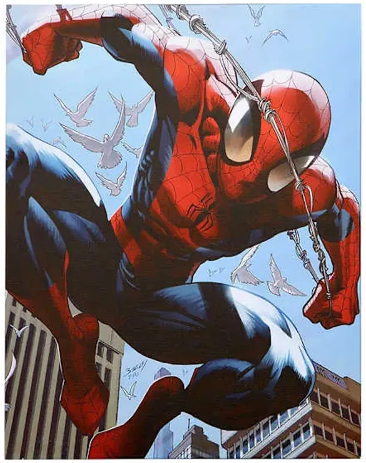 Spiderman Canvas Wall Art, 11x14