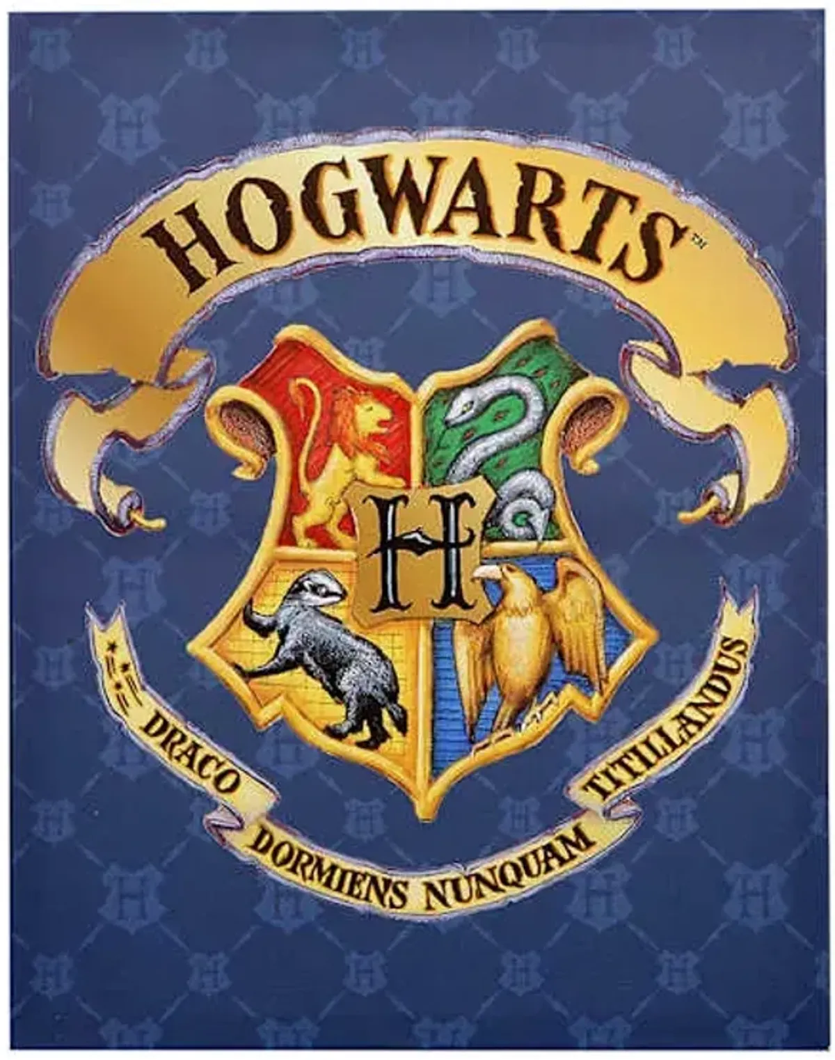 Harry Potter Crest Canvas Wall Art, 11x14