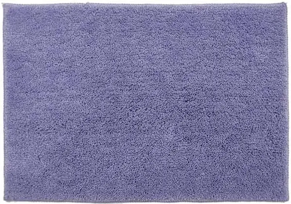 Essential Cut Pile Purple Bath Rug, 17x24