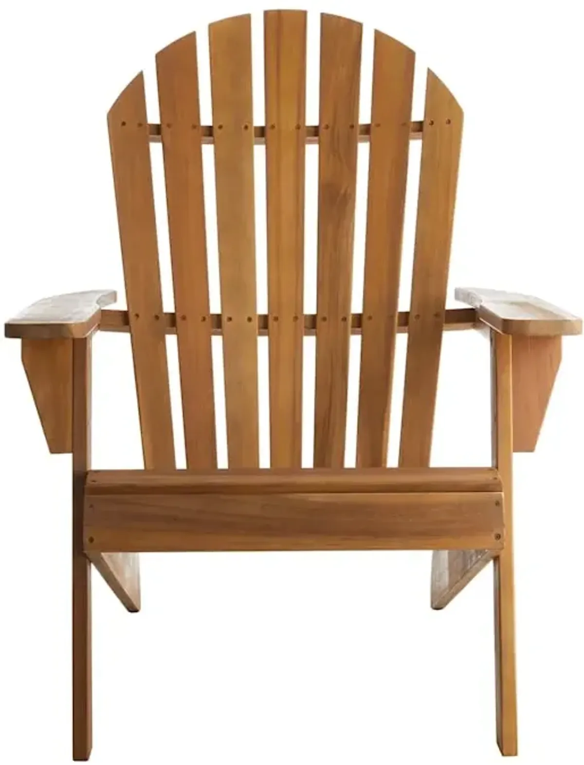 Honeybloom Adirondack Natural Wood Patio Chair