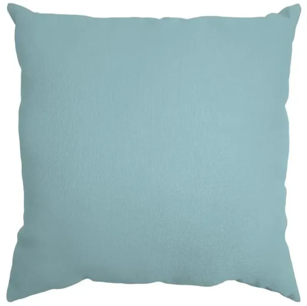 Canal Blue Canvas Oversized Square Outdoor Throw Pillow, 20"