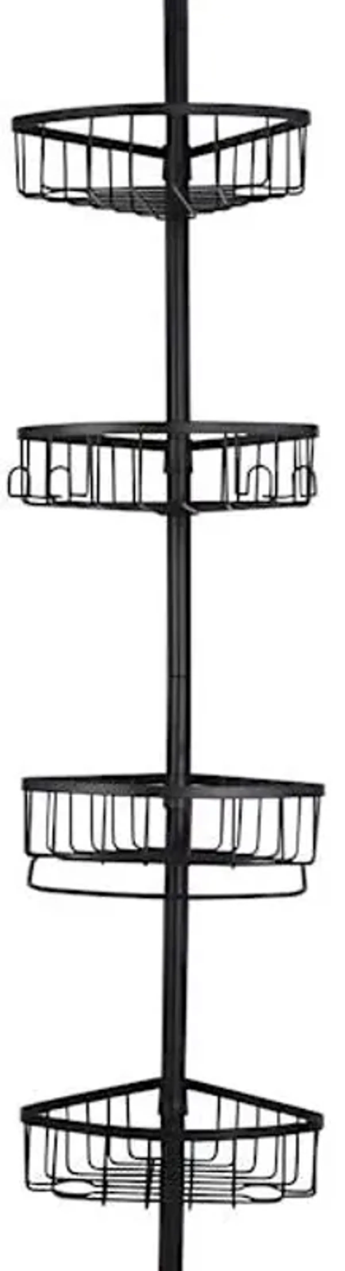 Neil Shower Tension Caddy, Black