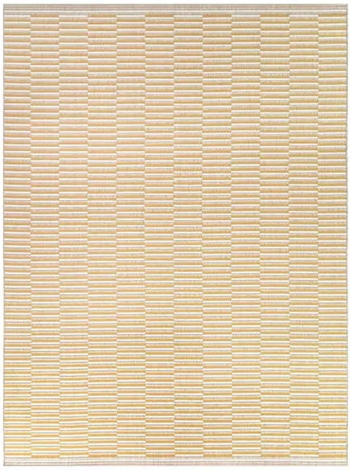 (E493) Daytona Yellow Broken Stripe Outdoor Area Rug, 8x10