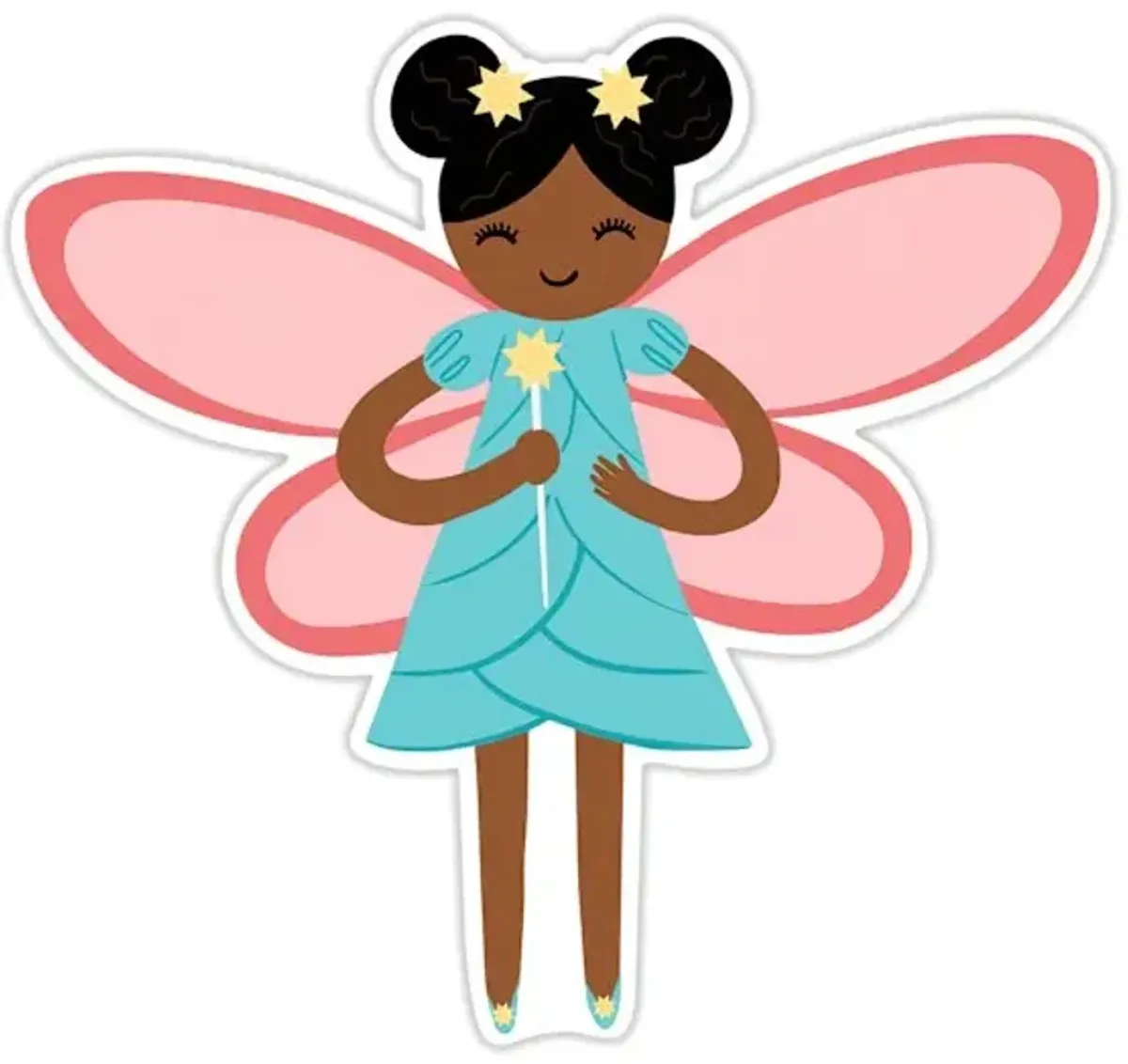 Tiny Dreamers Pink Winged Fairy Wall Decor, 14x15