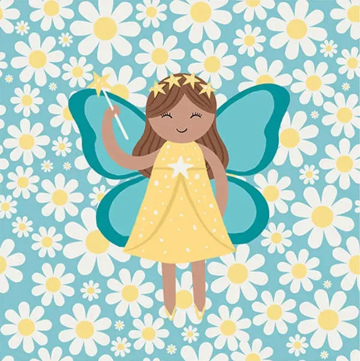Tiny Dreamers Fairy LED Canvas Wall Art, 12"