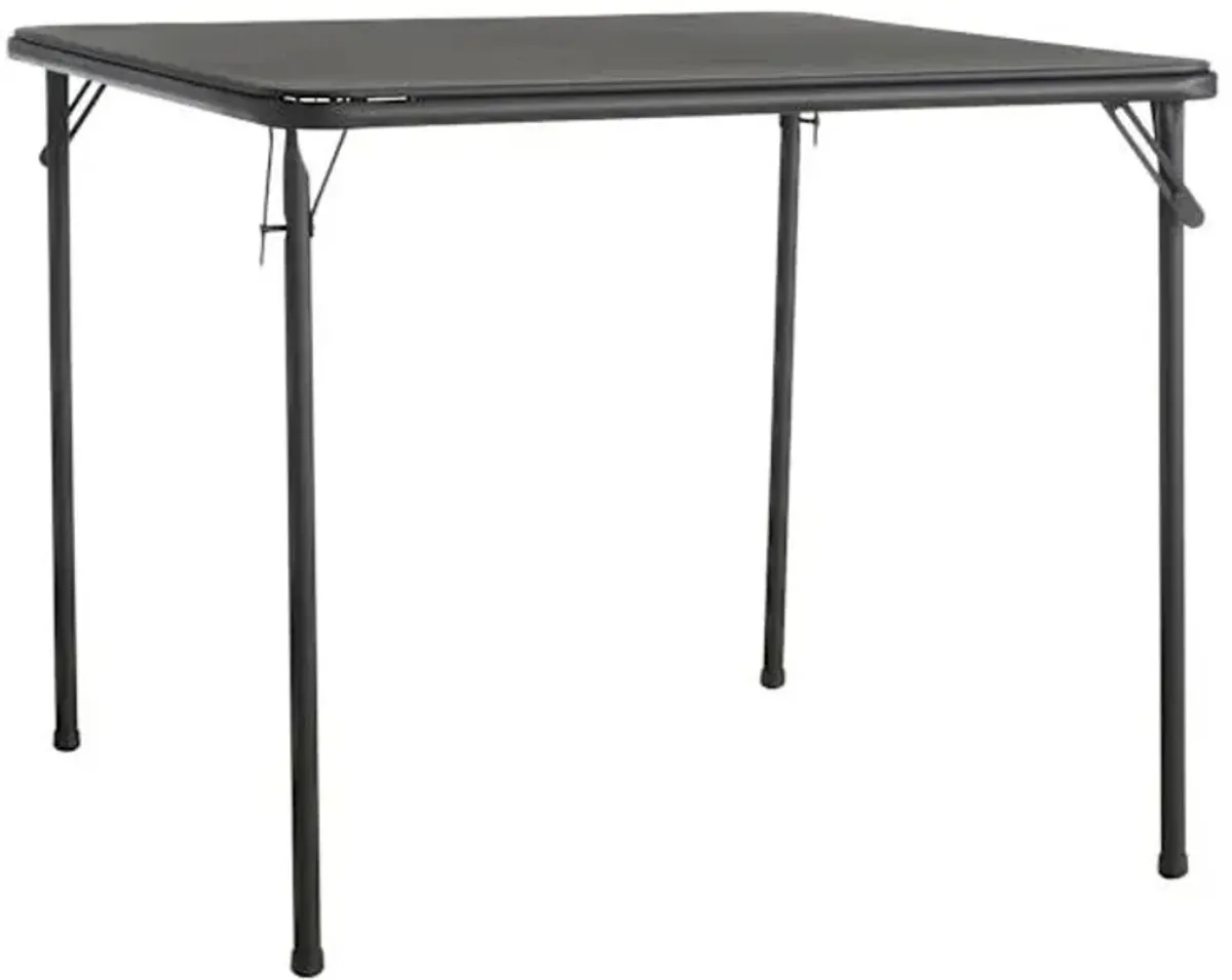 Black Square Folding Table