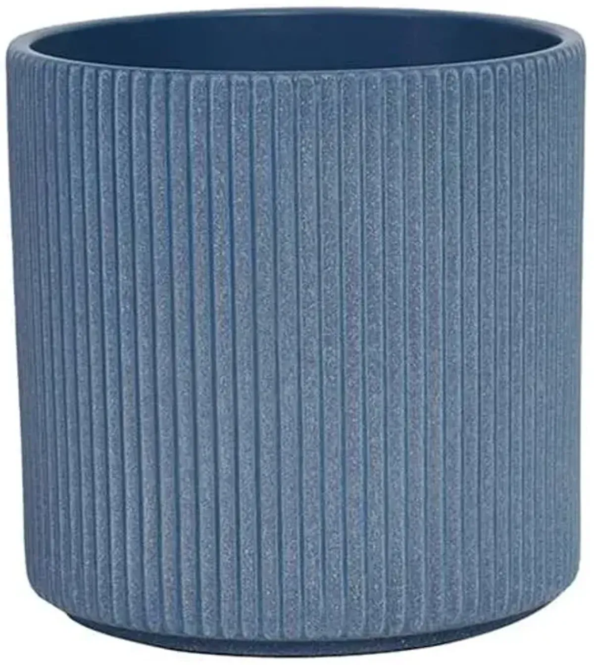 Indoor Zeb Navy Matte Pot, Medium