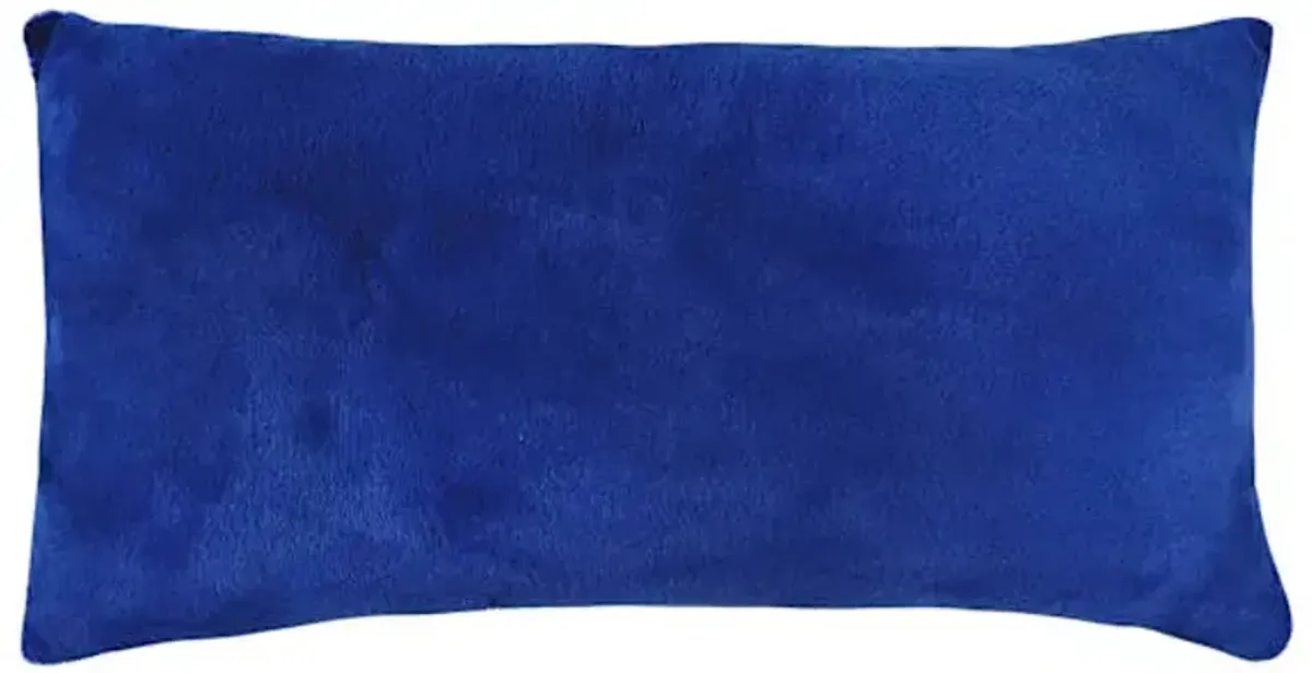 Tiny Dreamers Blue Faux Fur Body Pillow, 18x36