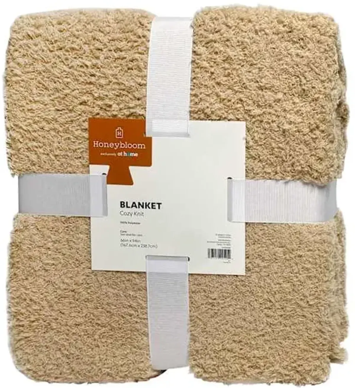 Brown Cozy Knit Bed Blanket, Twin/Twin XL