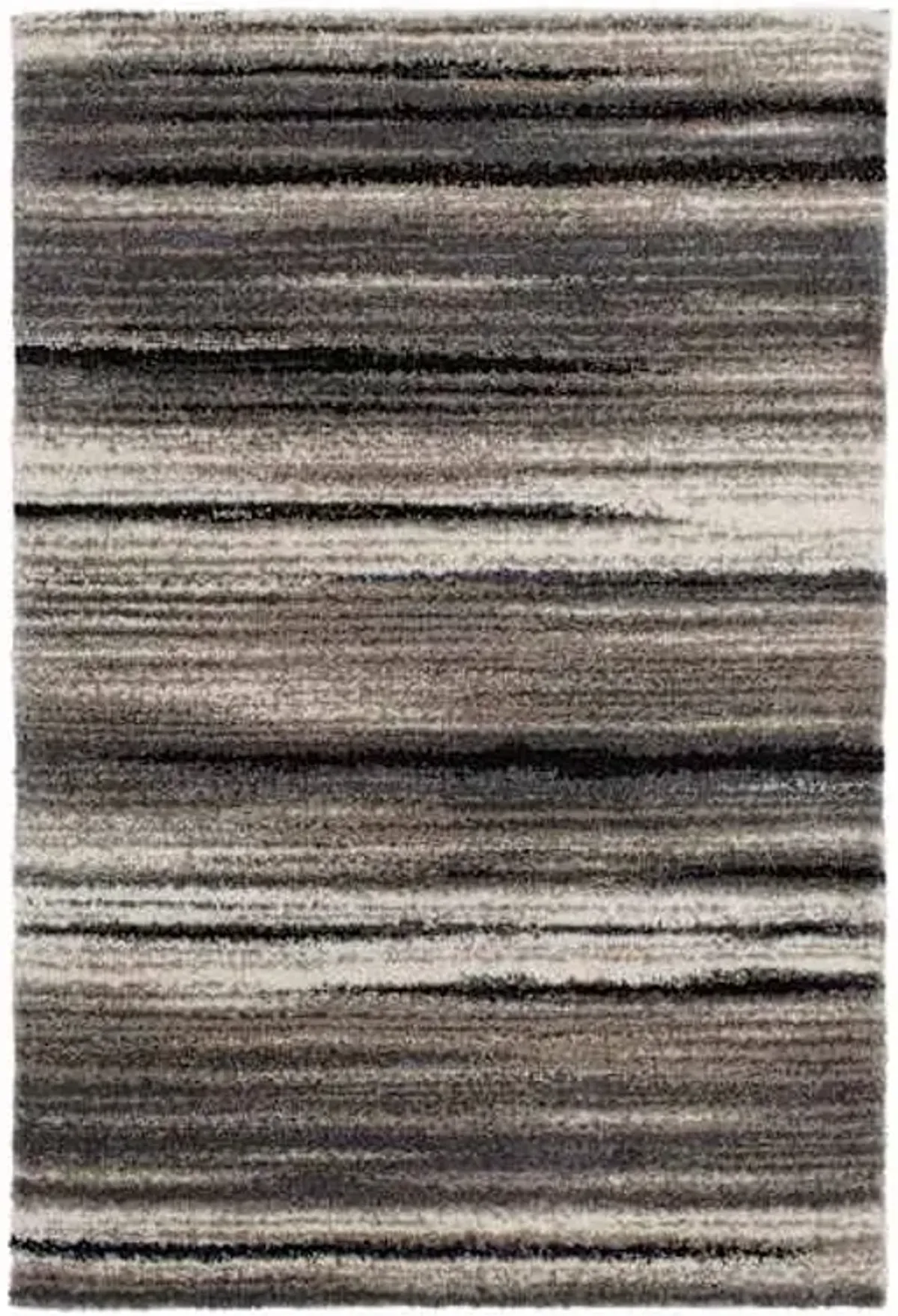 (C204) Tulsa Iron Multicolor Shag Area Rug, 7x10