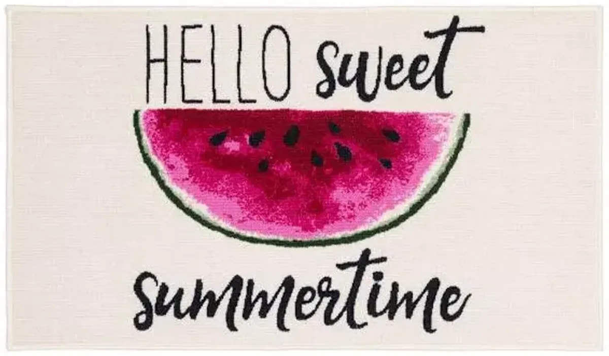 Bee Happy Outdoor Accent Rug 26X45