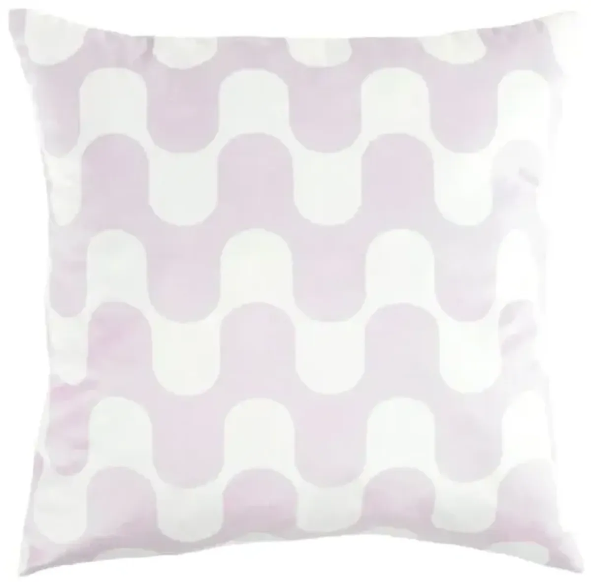 Purple Geo Wave Throw Pillow, 18"