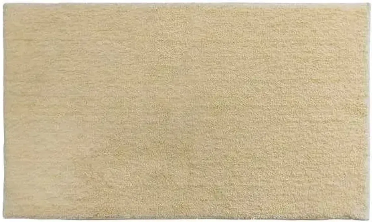 Essential Cut Pile Yellow Bath Rug, 20x34