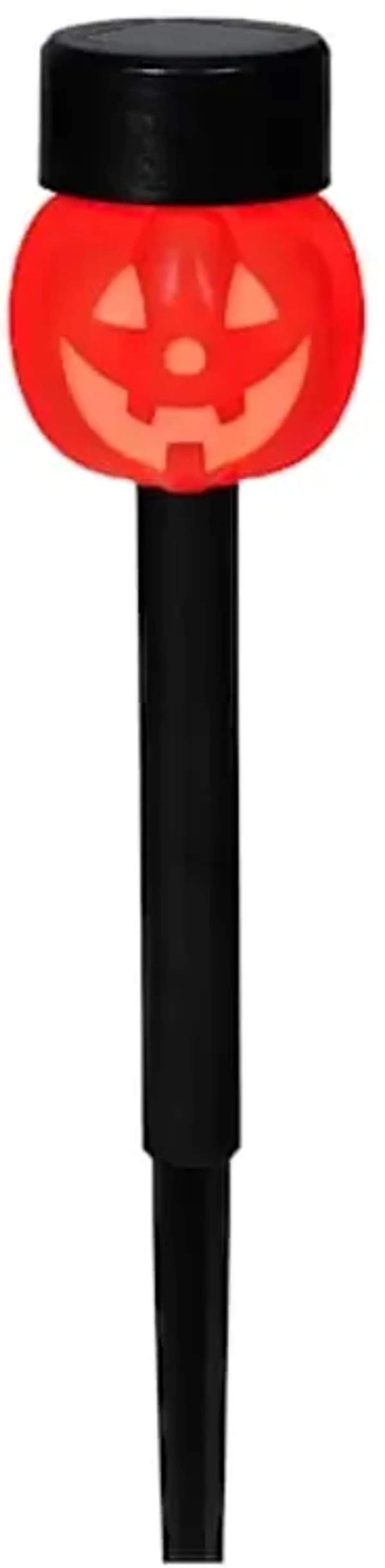Solar Flicker Flame Pumpkin Pathway Light, 13"