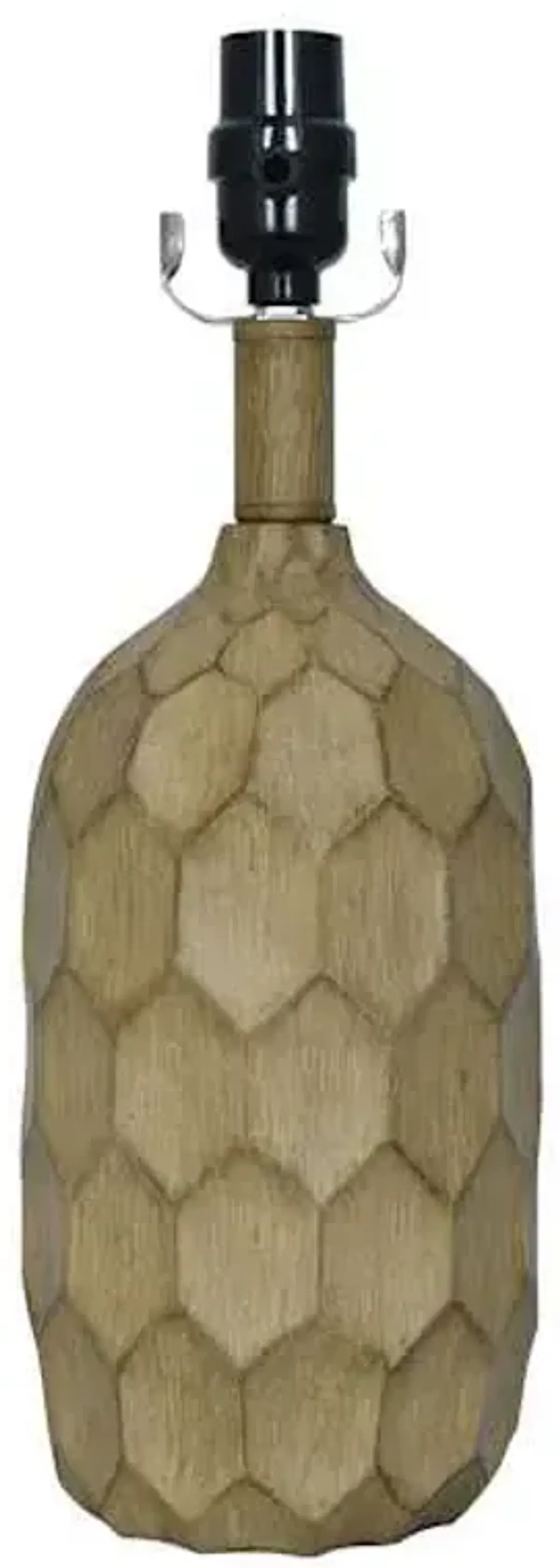 Rustic Natural Honeycomb Small Lamp Base, 15"