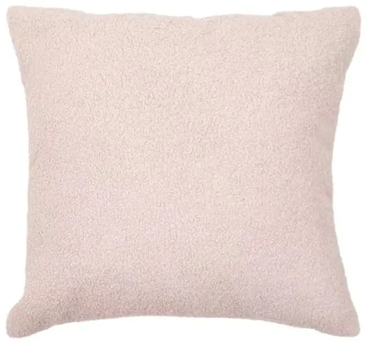 Brown Teddy Boucle Throw Pillow, 18"