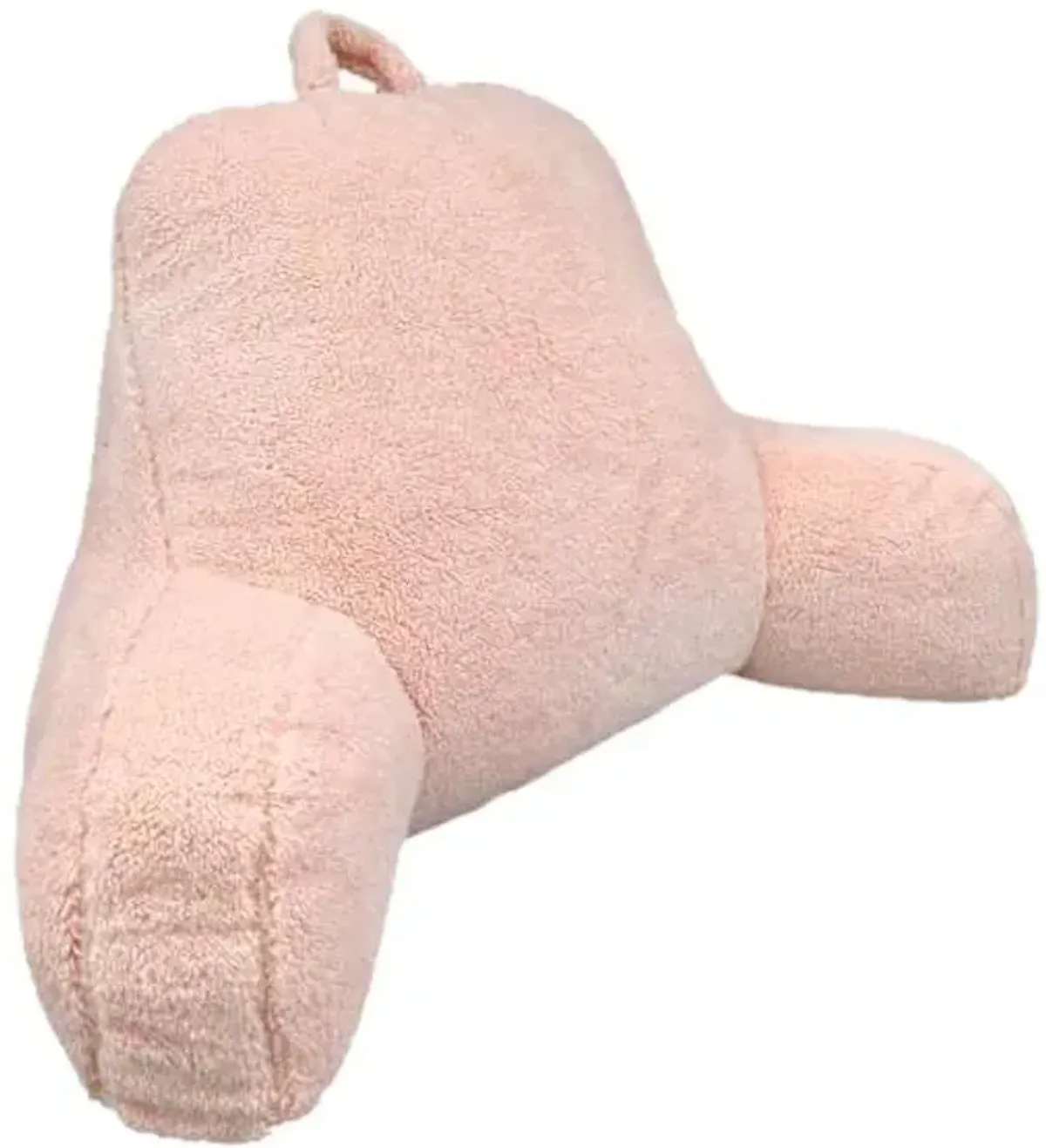 Blush Pink Sherpa Backrest, 13x20