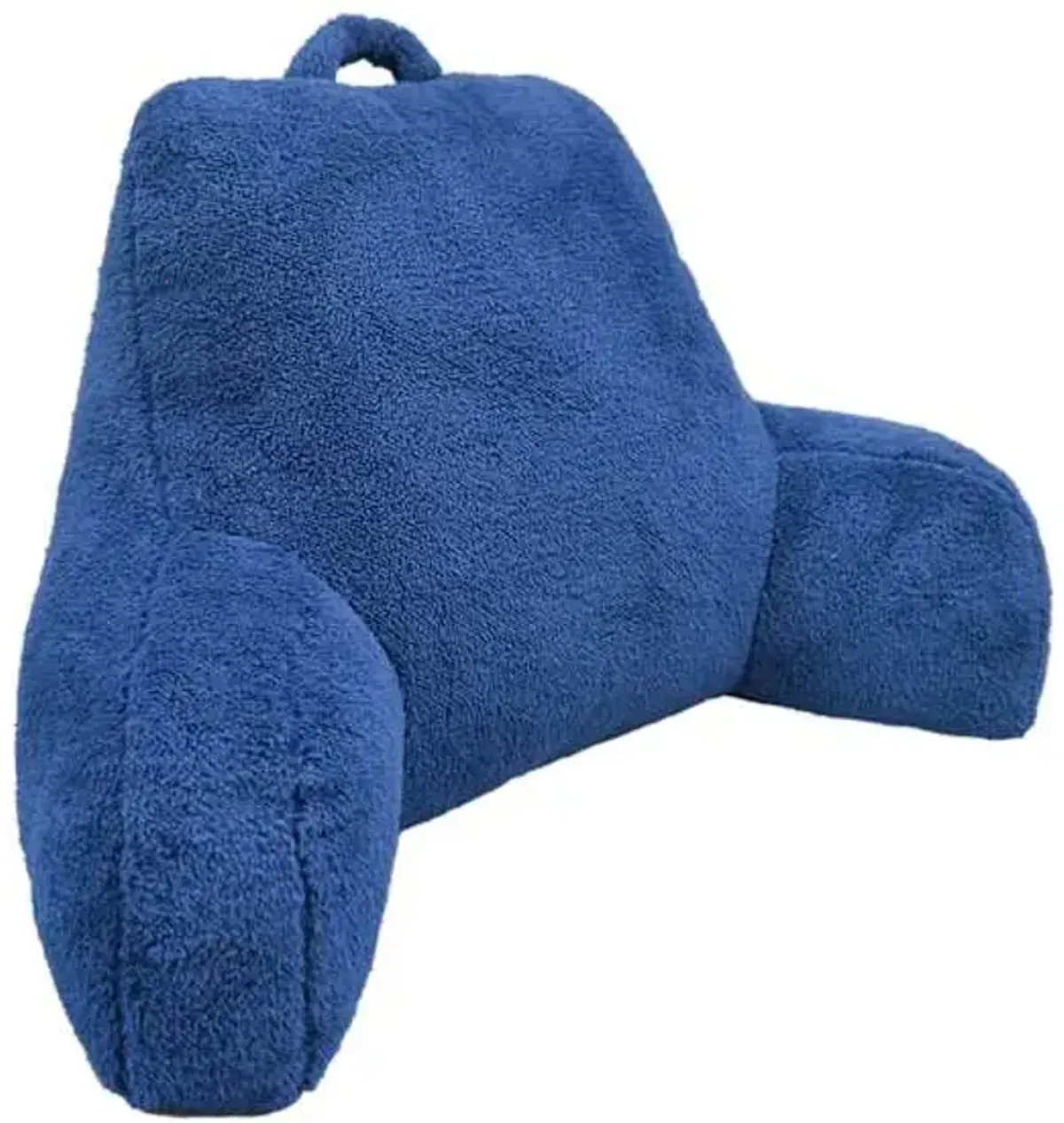 Navy Blue Sherpa Backrest, 13x20