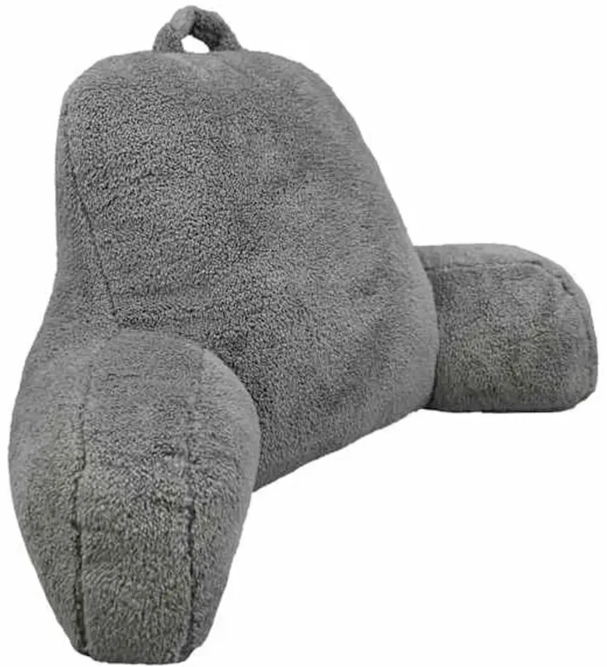 Dark Grey Sherpa Backrest, 13x20