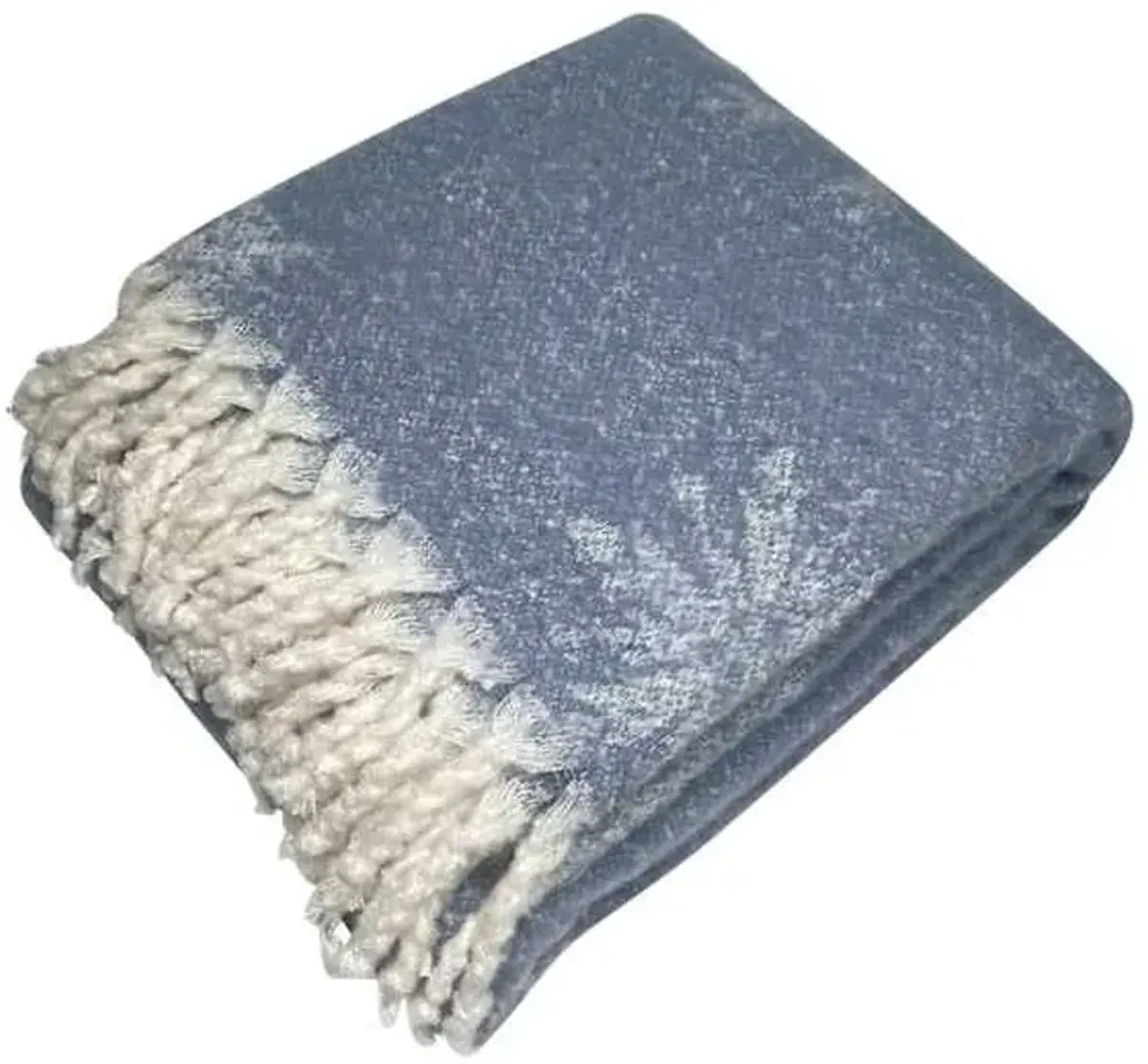 Snowflake Boucle Woven Throw Blanket, 50x60