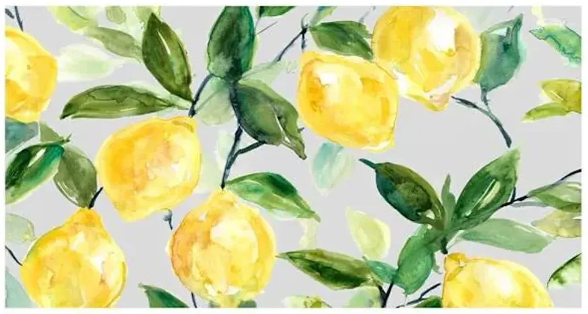 Cook N' Comfort Lemons Anti-Fatigue Kitchen Mat, 20x39