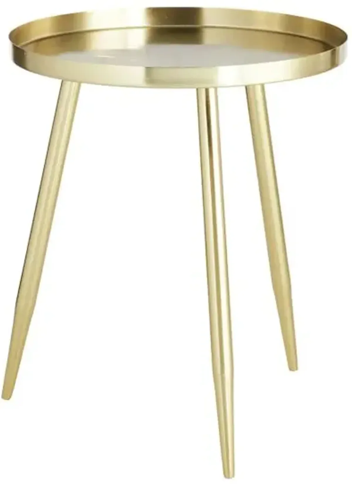 Avery Accent Table, Gold