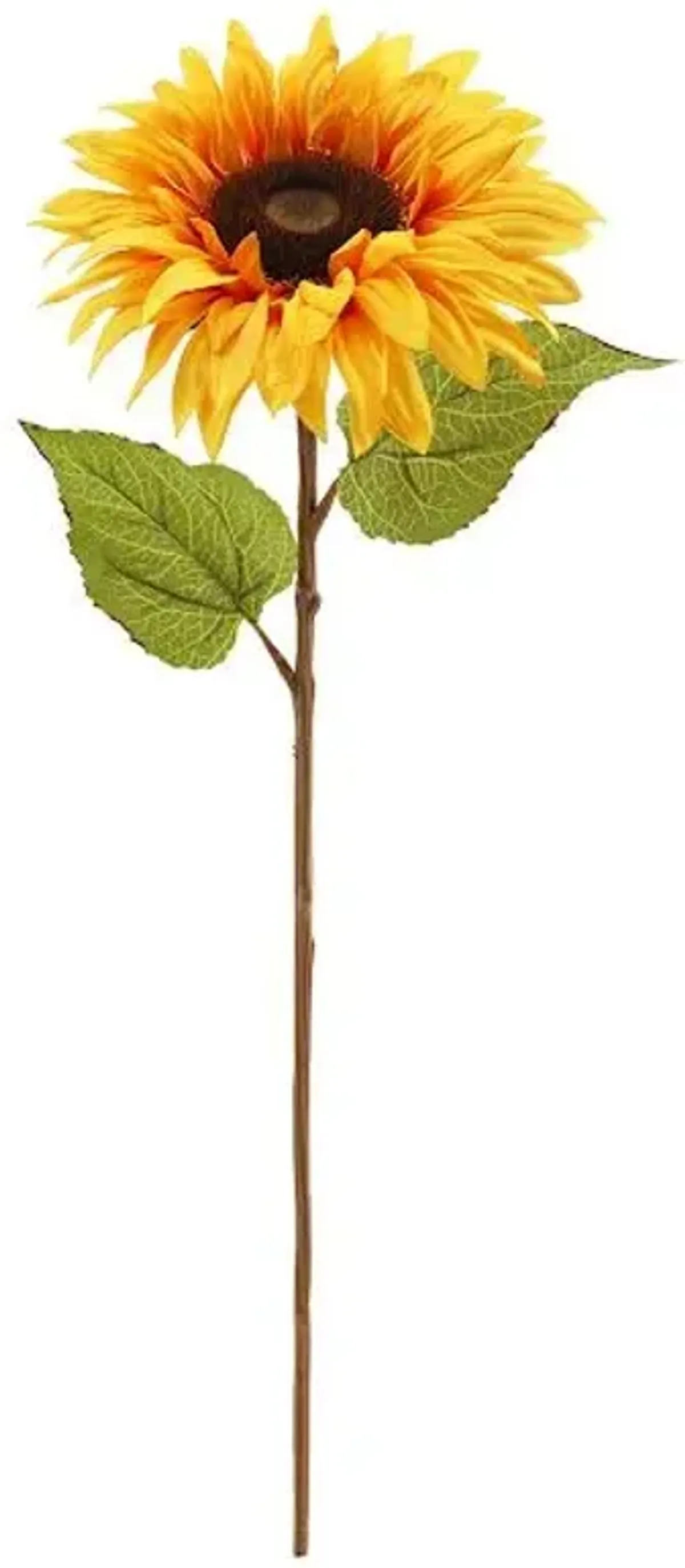 Yellow Sunflower Floral Stem, 28.5"