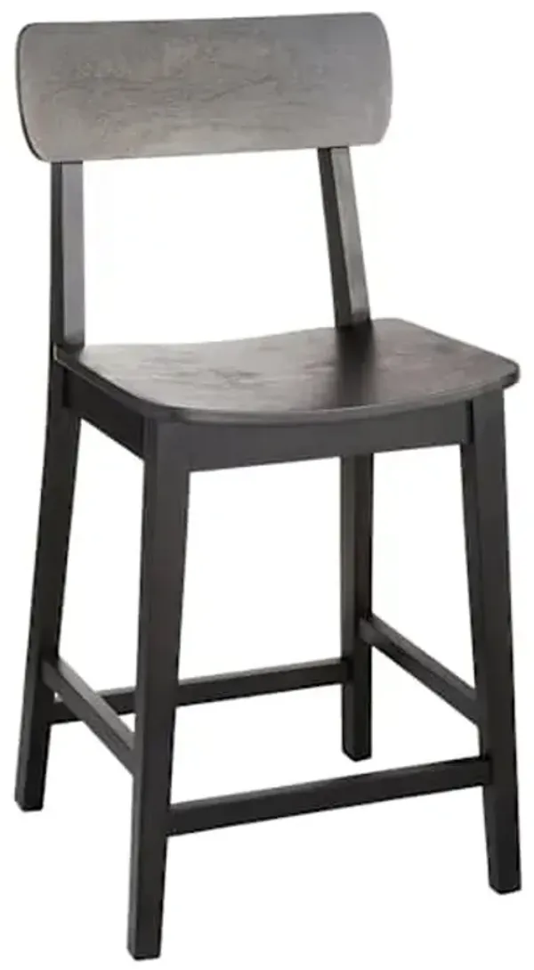 Cline Counter Stool, Black