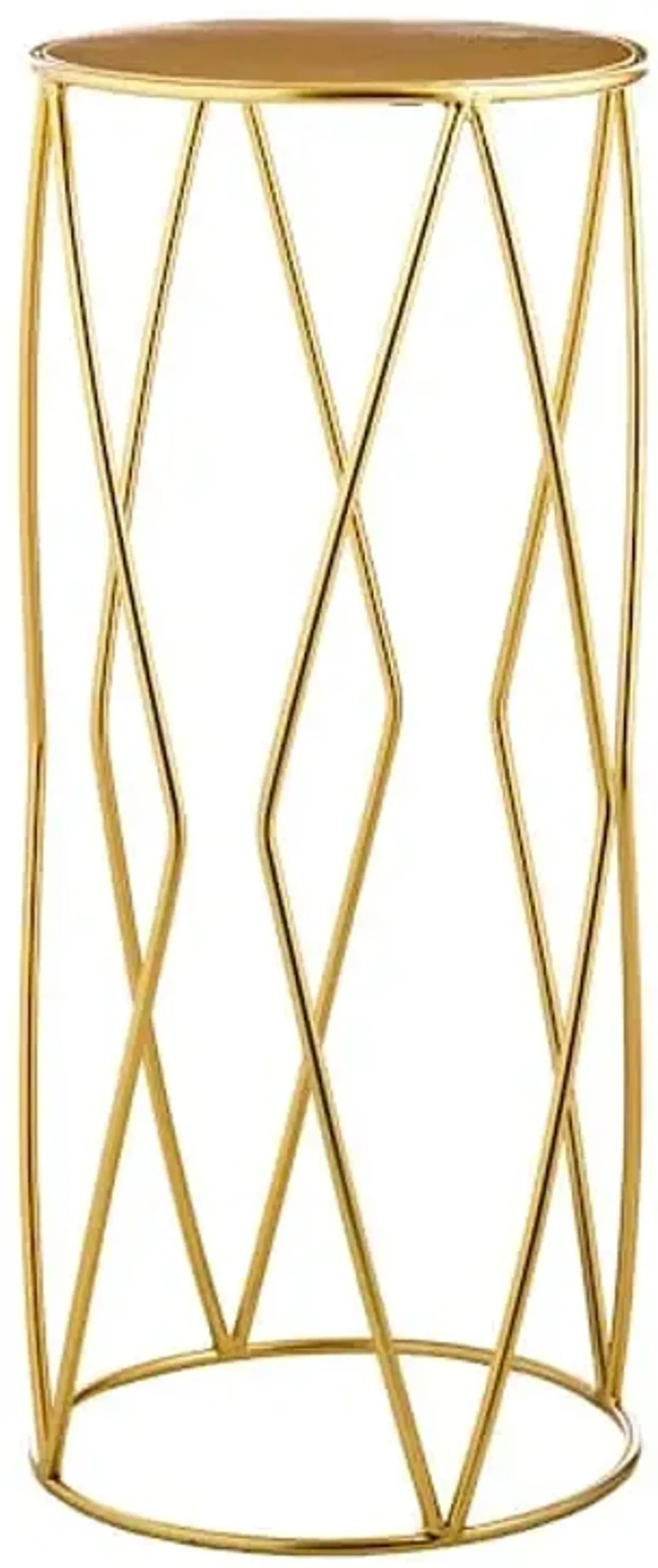 Providence Gold Metal Plant Stand, Large