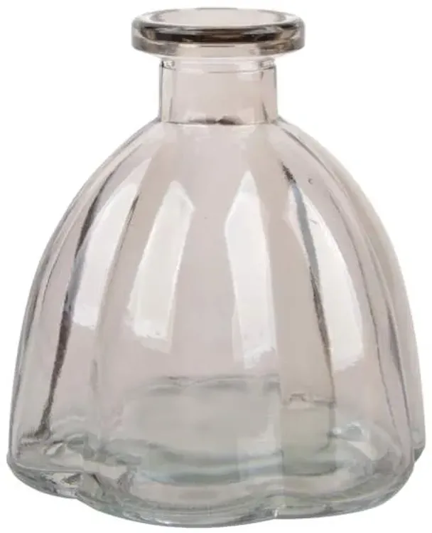 Brown Glass Bud Vase, 4"