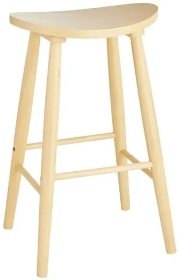 Hayley Barstool, White Oak Finish