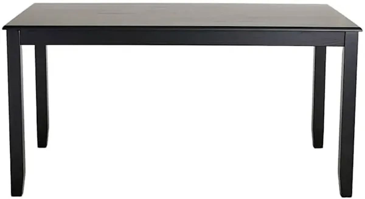Watford Wooden Dining Table, Black