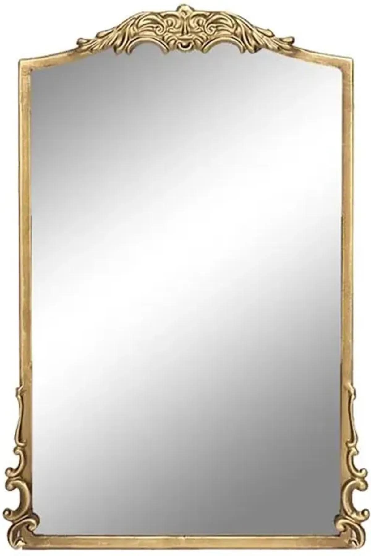 Providence Golden Frame Mirror, 11.7"