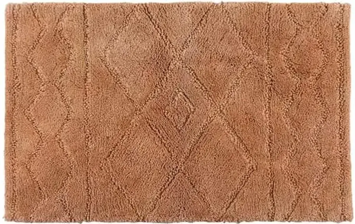 Coral Geo Tufted Bath Rug, 20x30