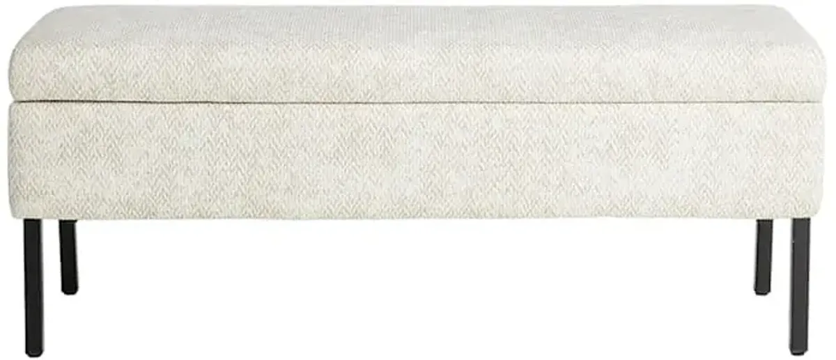 Lia Storage Bench - Taupe