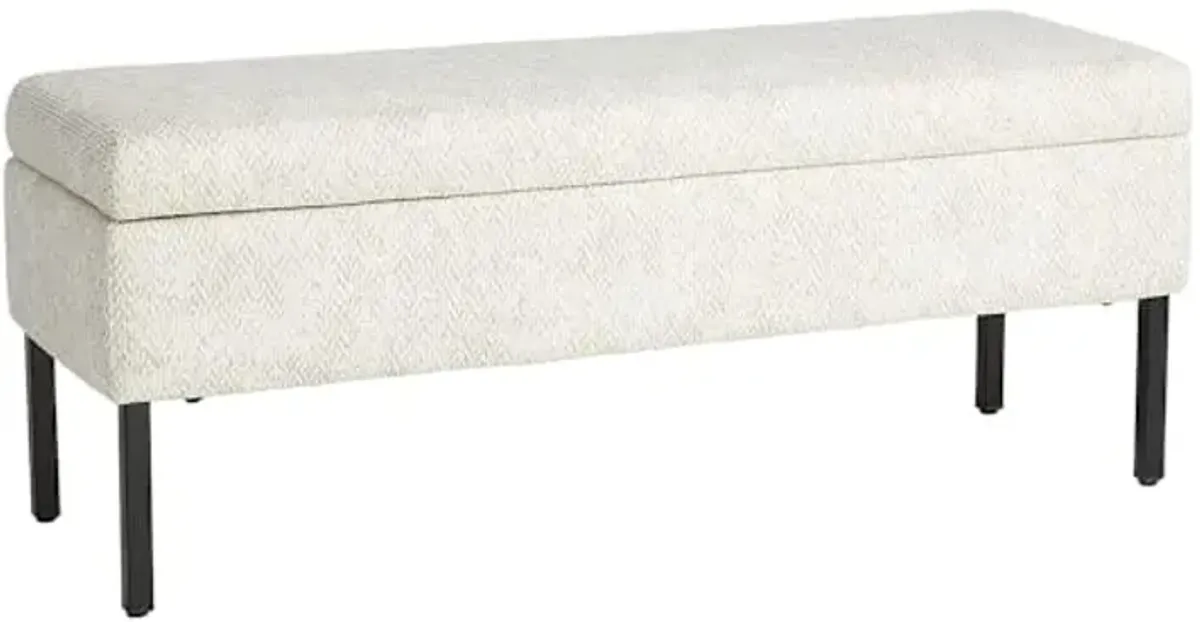 Lia Storage Bench - Taupe