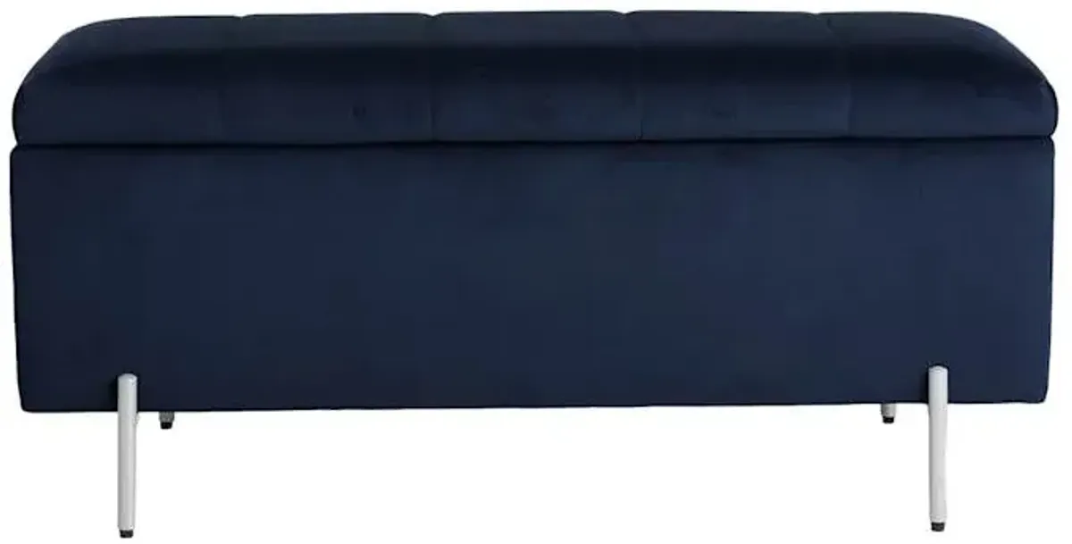 Cohen Storage Bench, Navy Blue